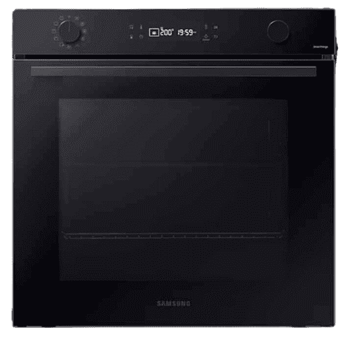 תנור פירוליטי Samsung NV7B41301AK סמסונג, 76 ליטר, זכוכית שחורה | יבואן רשמי