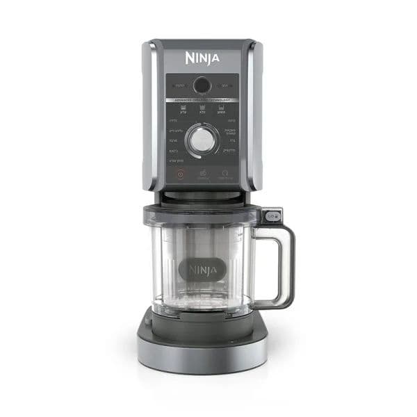 מכונת גלידה Ninja CREAMi Deluxe XL NC503IS נינג'ה עם 10 תוכניות ופאנל בעברית | יבואן רשמי