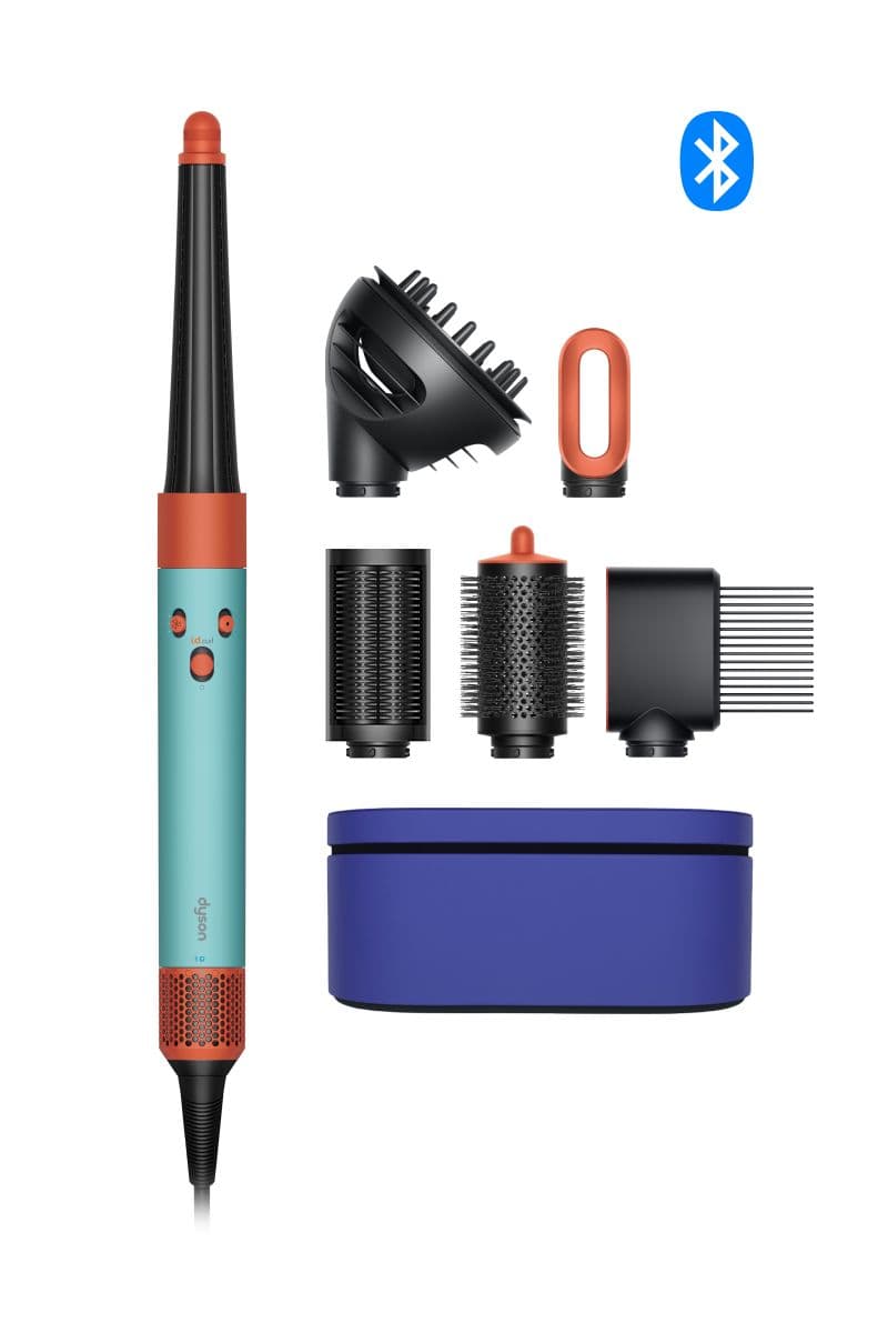Dyson Airwrap i.d HS08 Coily+Curly - מעצב שיער חכם בצבע טורקיז-טופז - יבואן רשמי