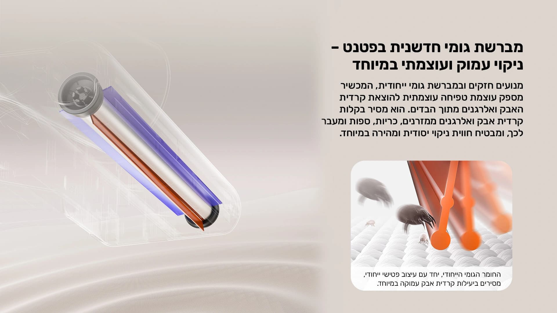 שואב אבק JIMMY BX8 600W לקרדית האבק והאלרגנים | יבואן רשמי משלוח מהיר
