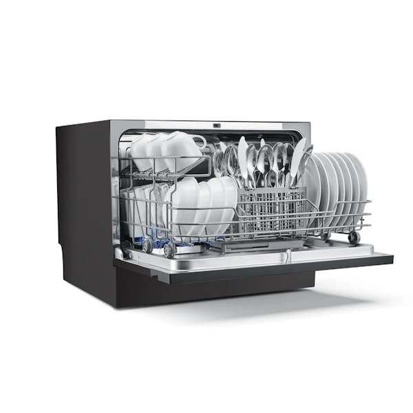 מדיח כלים קומפקטי Midea MDWT0602M – עד 6 מערכות כלים עם Wi-Fi | יבואן רשמי-משלוח מהיר