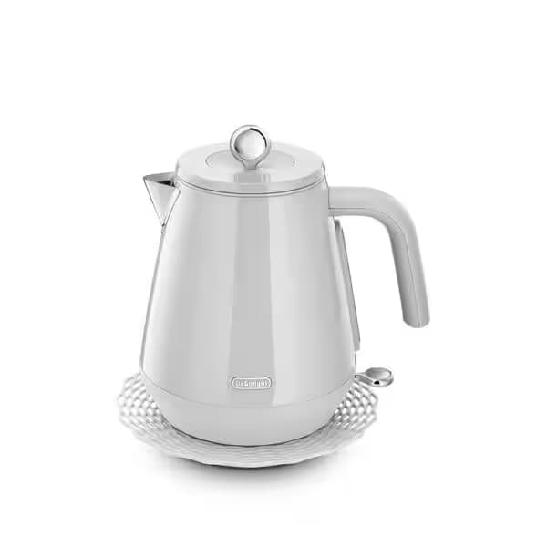 Delonghi KBY2001 – קומקום חשמלי נשלף 1.7 ל׳ 2000W צבע לבן - יבואן רשמי