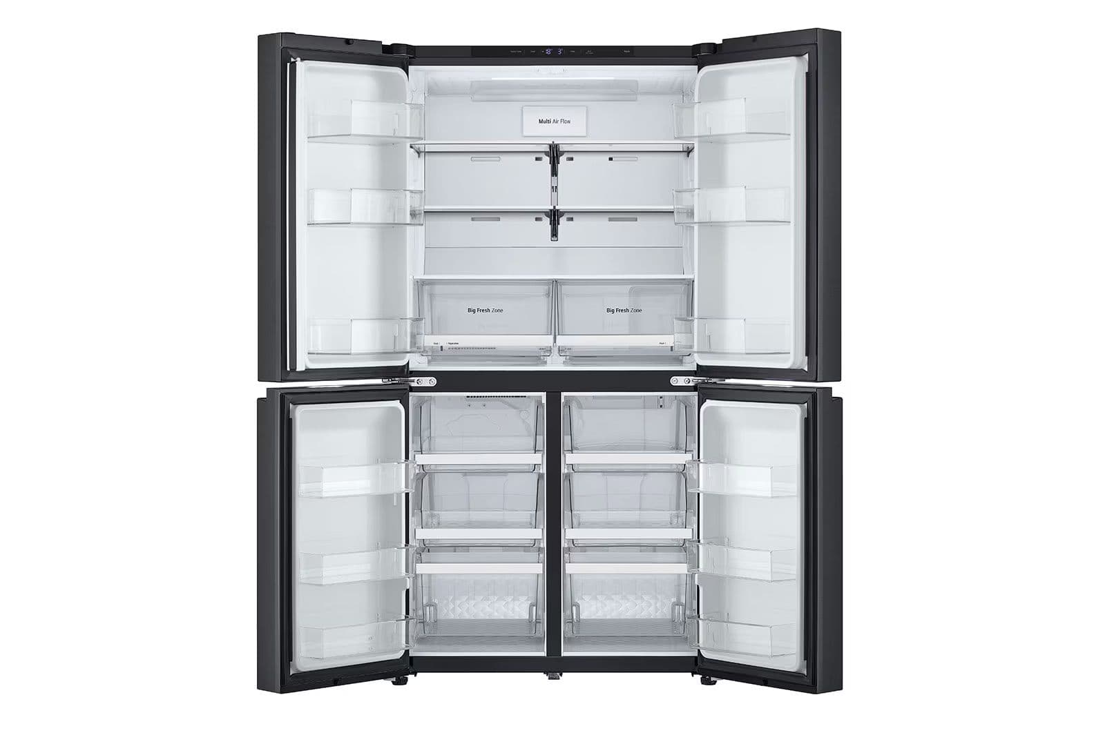 LG GR-929B: מקרר 4 דלתות 872 ליטר בגימור נירוסטה מושחרת יוקרתית | יבואן רשמי
