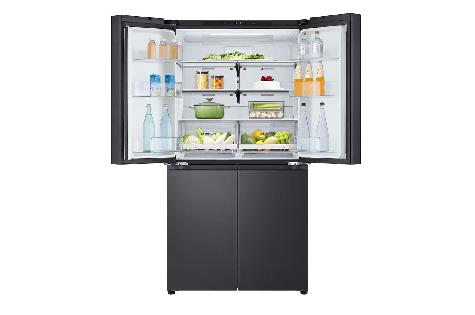 LG GR-929B: מקרר 4 דלתות 872 ליטר בגימור נירוסטה מושחרת יוקרתית | יבואן רשמי