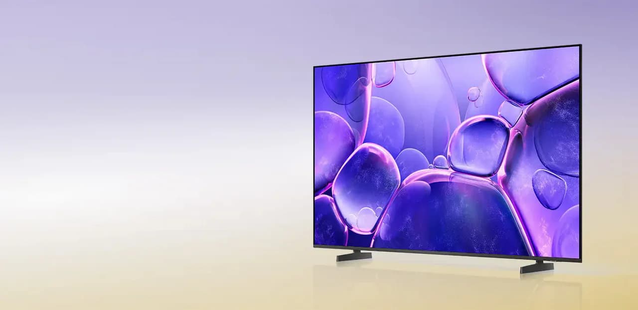 Samsung UE55U8000F - טלוויזיה חכמה 55 אינץ' Crystal UHD 4K דגם 2025