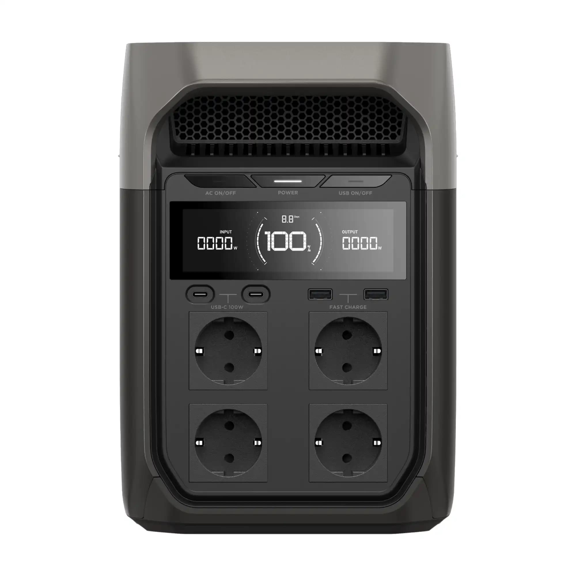 תחנת כוח ניידת EcoFlow DELTA 3 בהספק 1024Wh לבית ושטח | יבואן רשמי-משלוח מהיר