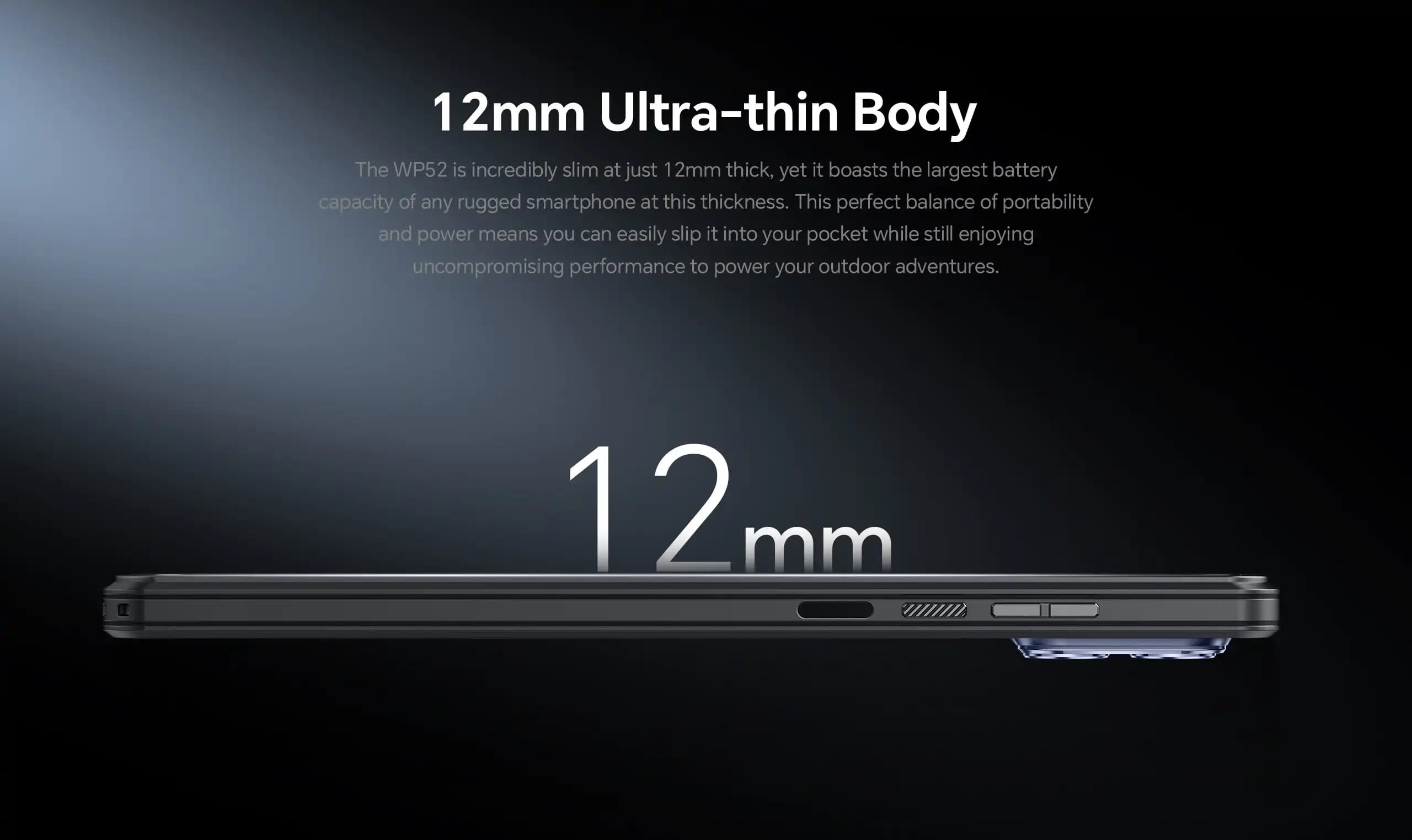 טלפון סלולרי Oukitel WP52 256GB 4GB RAM משוריין עם סוללה חזקה 6500mAh | יבואן רשמי