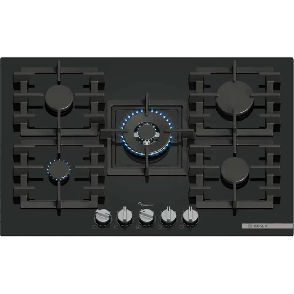 Bosch PPQ7A6I40Y: כיריים גז בוש 75 ס״מ, 5 מבערים, עם FlameSelect | יבואן רשמי