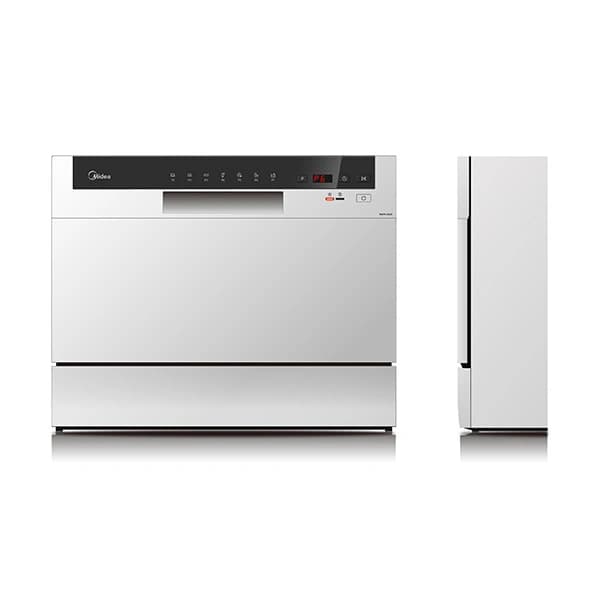 מדיח כלים קומפקטי Midea MDWTT0602F(W)-W-IL –עד 6 מערכות כלים לשיש - יבואן רשמי | משלוח מהיר