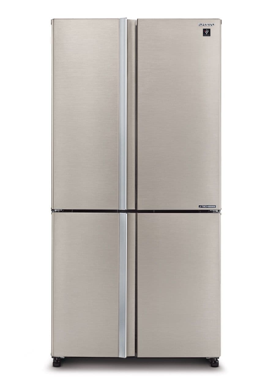 מקרר 4 דלתות מקפיא תחתון SHARP SJ-9260S בנפח 607 ליטר כסוף | יבואן רשמי-משלוח מהיר