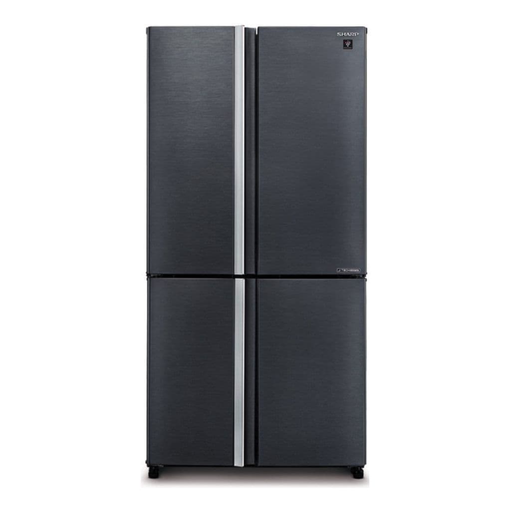 מקרר 4 דלתות Sharp SJ-9160BK – נפח 607 ליטר עם קירור היברידי ופיקוד שבת | יבואן רשמי-משלוח מהיר