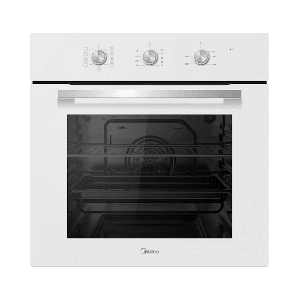 MIDEA 65DME30004WH תנור אפייה בנוי מכני 70 ליטר 8 תכניות 60 ס"מ | יבואן רשמי-משלוח מהיר