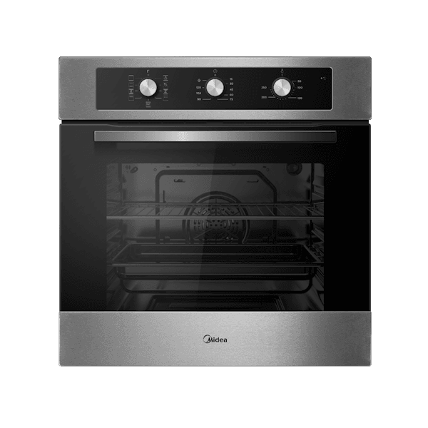 Midea 65DME30007S תנור אפייה בנוי מידאה 70 ליטר טורבו אקטיבי עם 8 תכניות הספק 3000W נירוסטה | יבואן רשמי