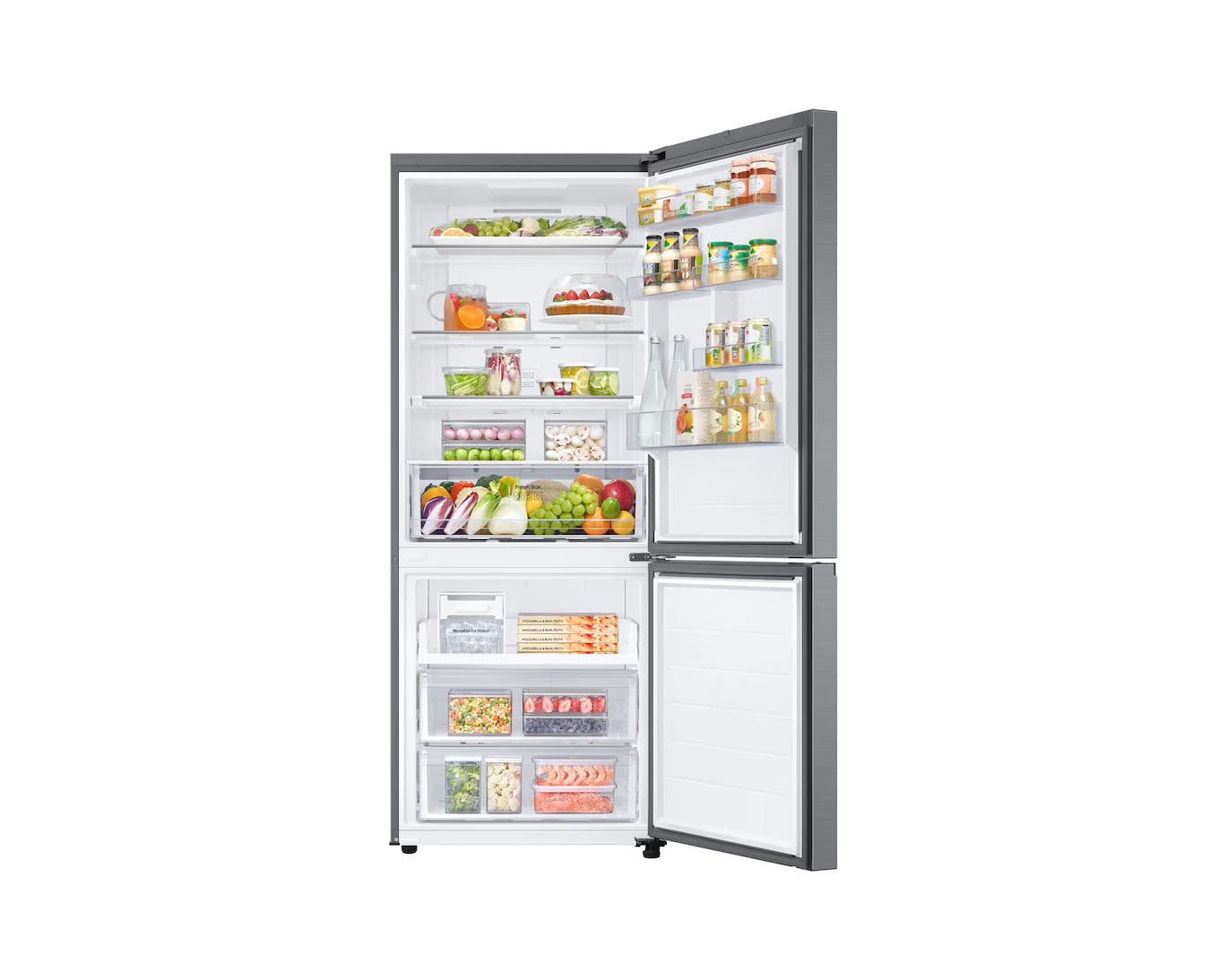 Samsung RB50DG601ES9- מקרר 2 דלתות מקפיא תחתון 508 ליטר עם Max Space וקירור מתקדם 2026