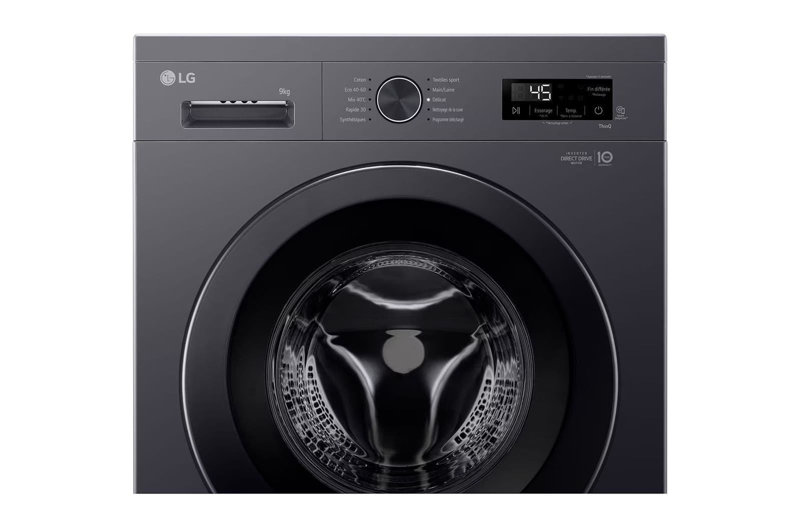 מכונת כביסה LG F94B15MBS ‏9 ק"ג 1400 סל"ד עם Steam ו-TurboWash