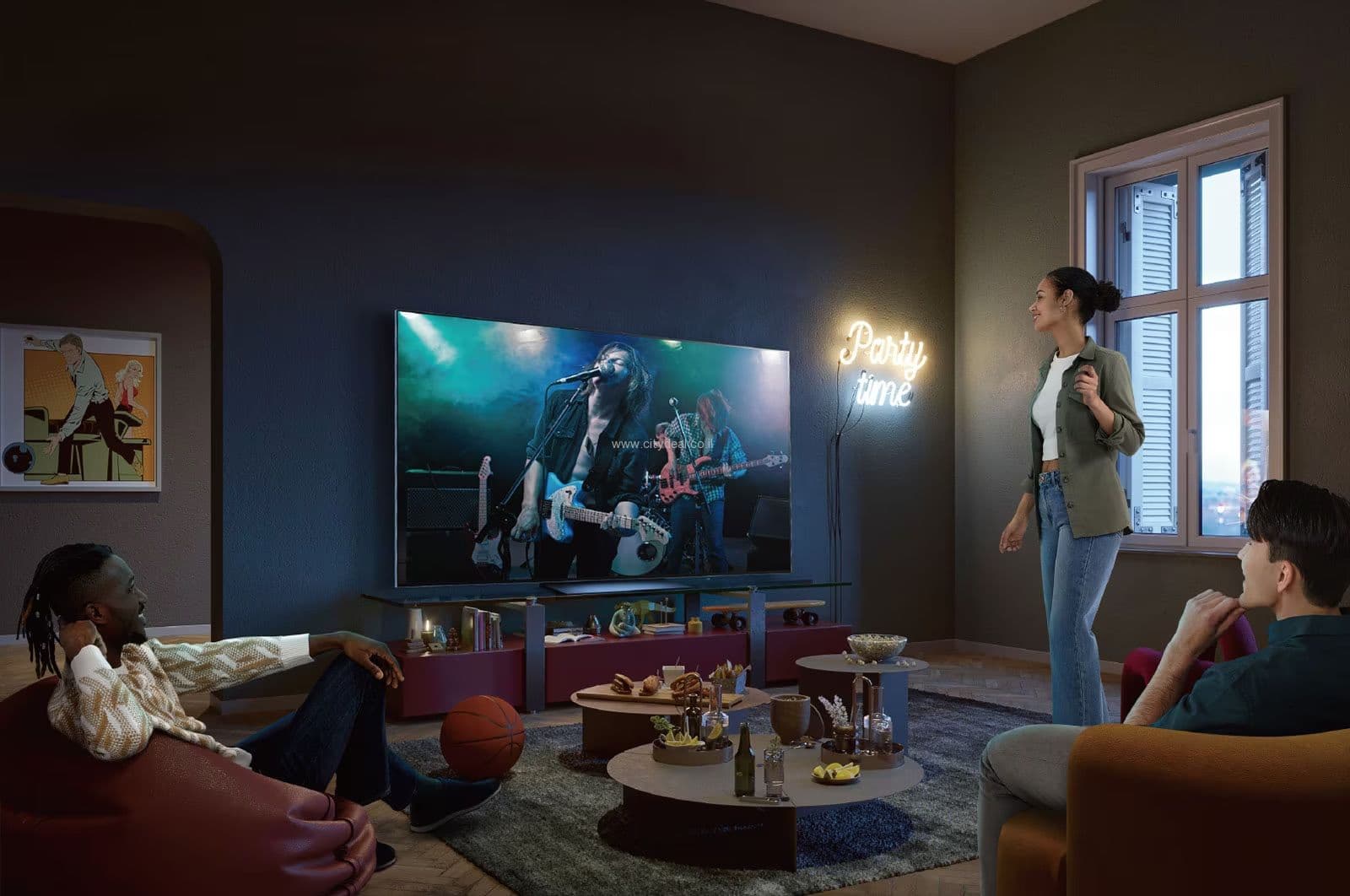טלוויזיה חכמה 55 אינטש LG דגם 55QNED816RA יבואן רשמי