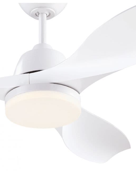 מאוורר תקרה 42 אינץ' WESTINGHOUSE ERICA 73244 וסטינגהאוס מנוע DC שקט לבן מט כולל שלט ותאורת LED יבואן רשמי משלוח מהיר