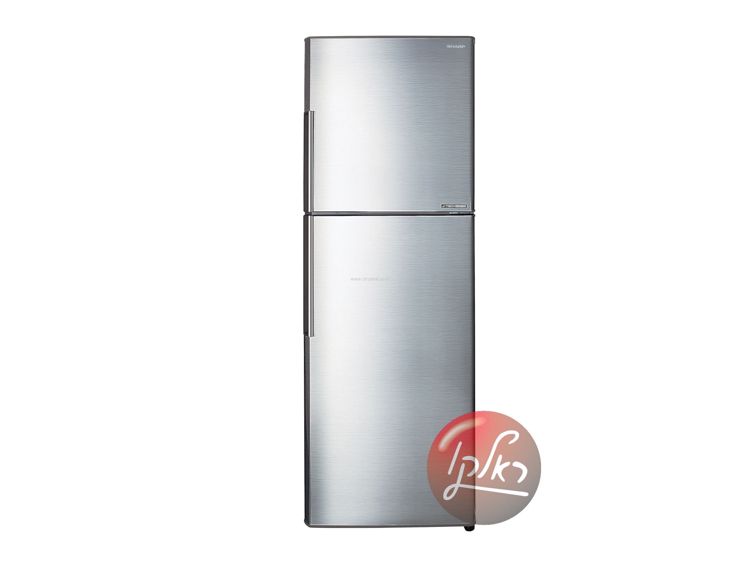 מקרר מקפיא עליון Sharp SJ2131X – 315 ליטר עם No Frost ו-J-TECH Inverter | יבואן רשמי
