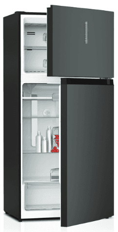 מקרר 2 דלתות מקפיא עליון Bellers BL710BIX בלרס בנפח 571 ליטר ורוחב 80 ס"מ עם גימור נירוסטה מושחרת No Frost - יבואן רשמי