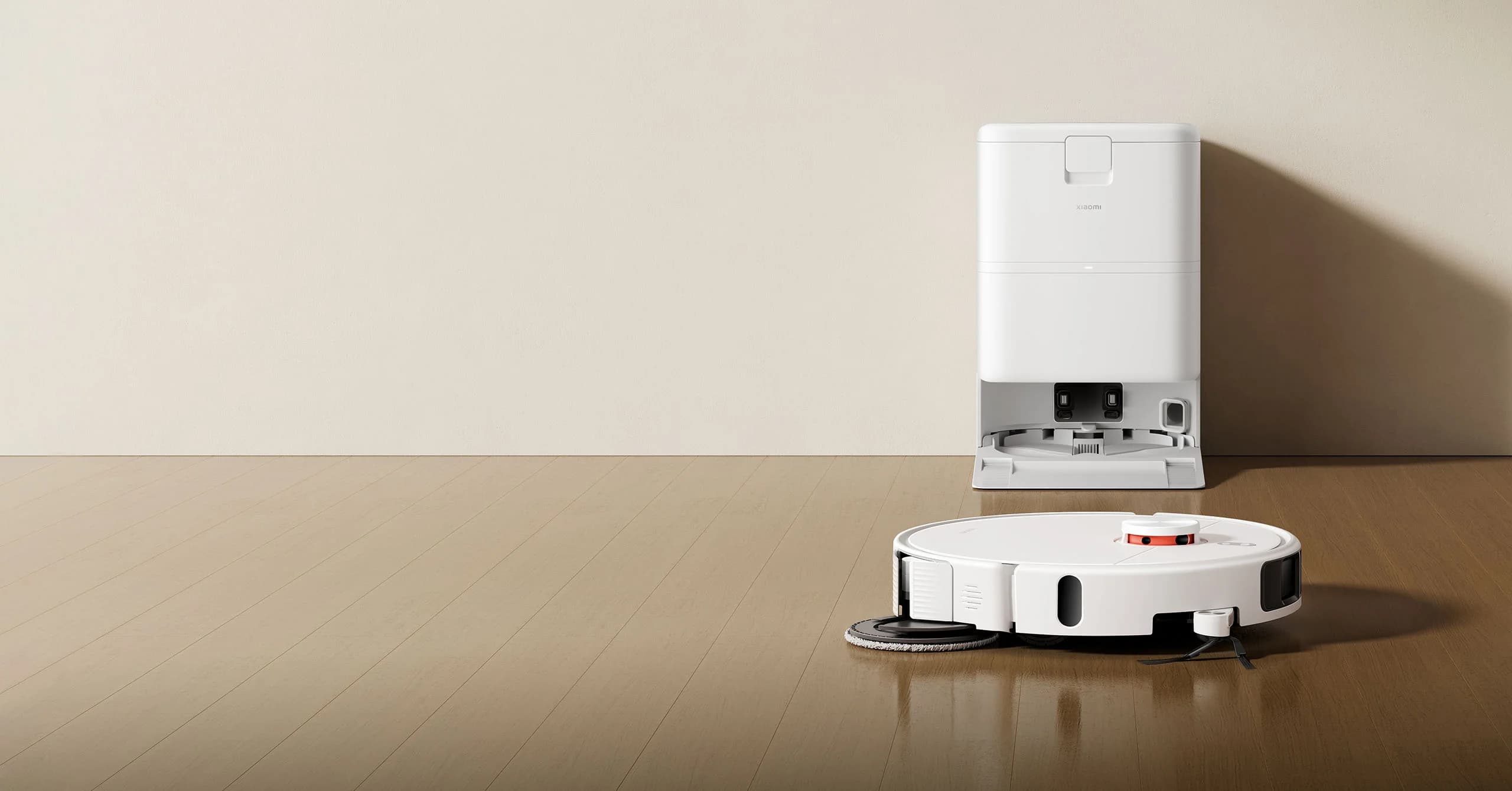 שואב אבק רובוטי שוטף Xiaomi Robot Vacuum H50 Pro עם זרועות מתארכות ותחנת ניקוי אוטומטית – 15,000Pa | יבואן רשמי