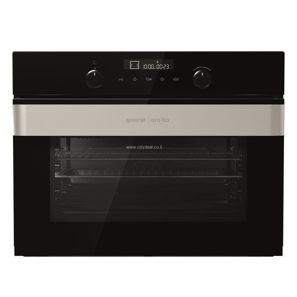 תנור בנוי 45 ס״מ עם מיקרוגל 50 ליטר Gorenje BCM547ORAB משלוח מהיר