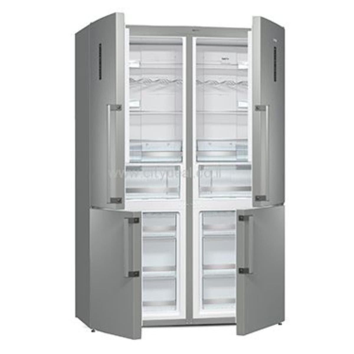 מקרר כפול Gorenje NRK6202MX/L נירוסטה 120 ס״מ – 726 ליטר NoFrost Plus בקו מטבח | משלוח מהיר
