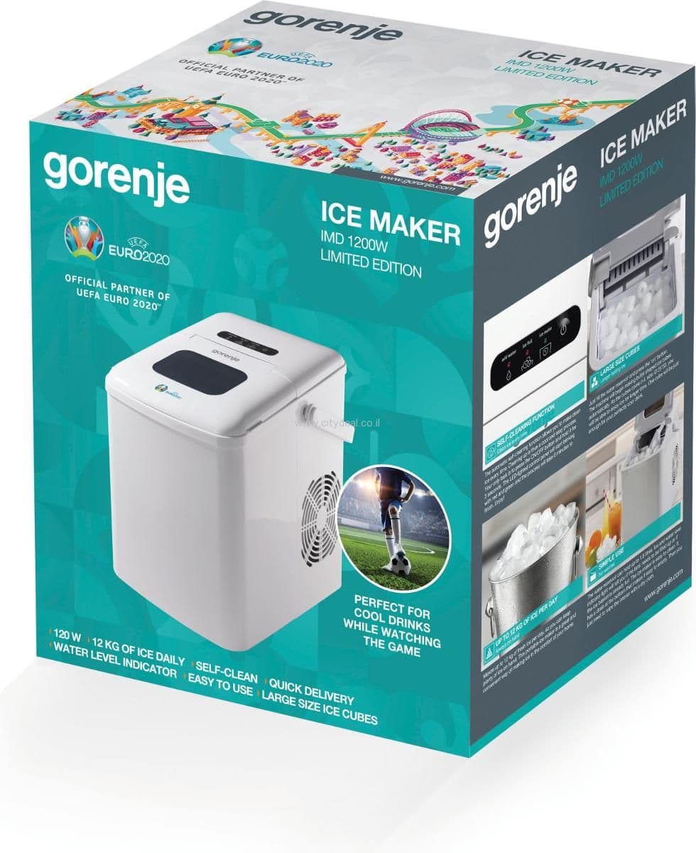 ‏מכונת קרח Gorenje דגם IMD1200W   משלוח מהיר