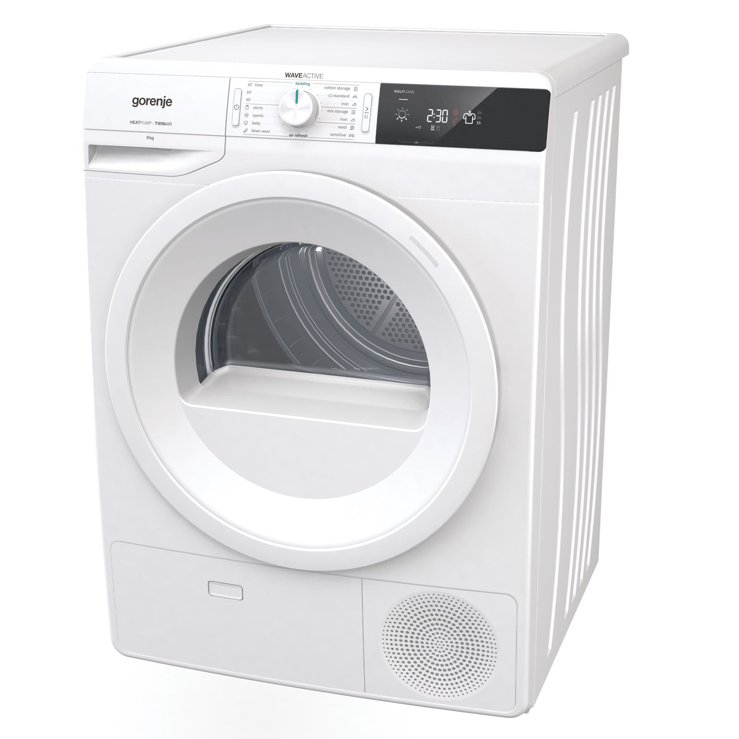 מייבש כביסה קונדנסור 9 ק״ג gorenje דגם DE92/G