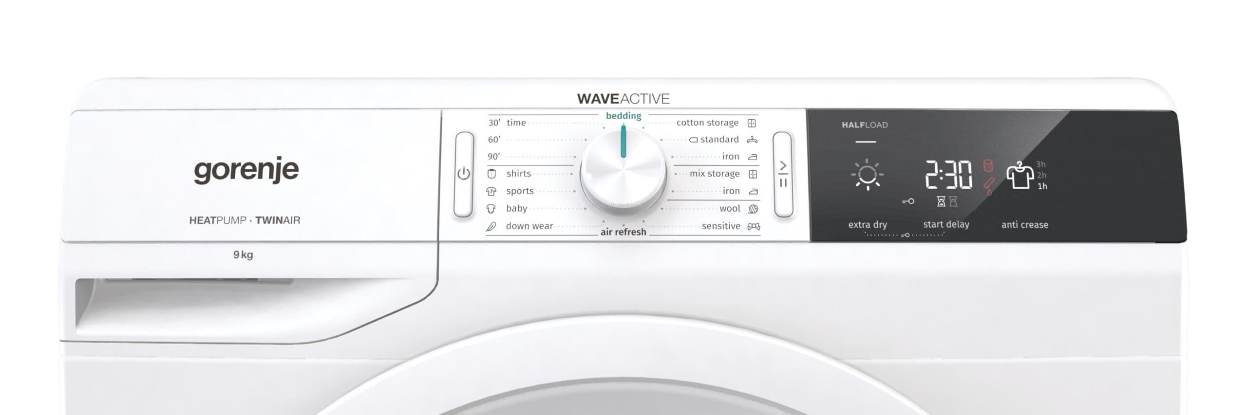 מייבש כביסה קונדנסור 9 ק״ג gorenje דגם DE92/G