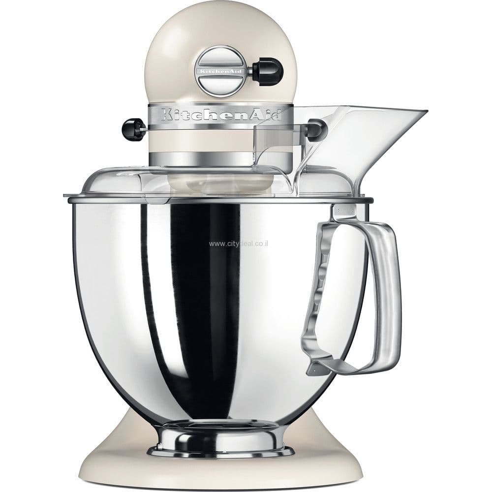 מיקסר KitchenAid Artisan 5KSM175PAC שמנת עם 2 קערות | יבואן רשמי