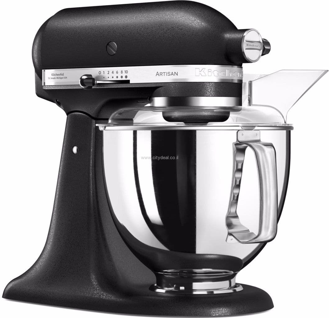 מיקסר KitchenAid Artisan 5KSM175EOB שחור עם 2 קערות | יבואן רשמי
