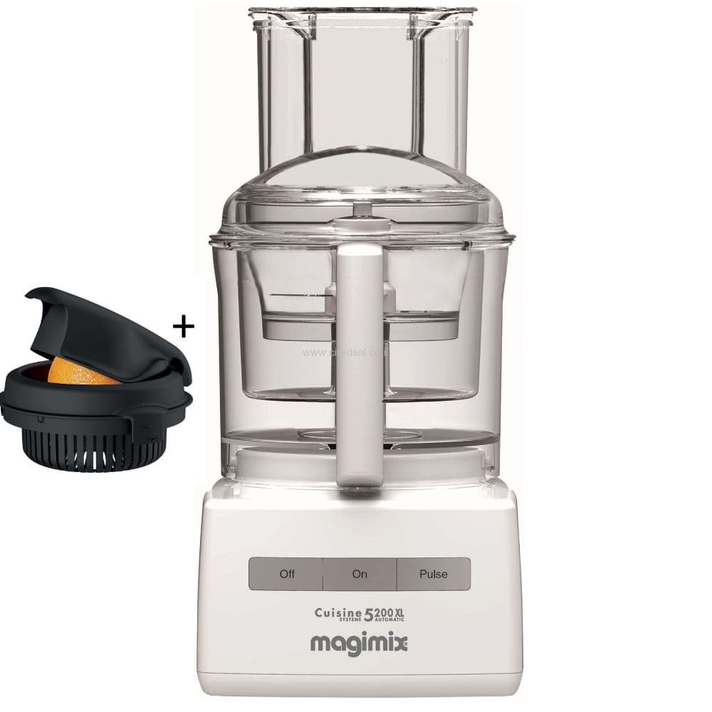 Magimix CS5200JWXL Premium: מעבד המזון המוביל 3.6 ליטר | לבן | תוצרת צרפת יבואן רשמי | משלוח מהיר