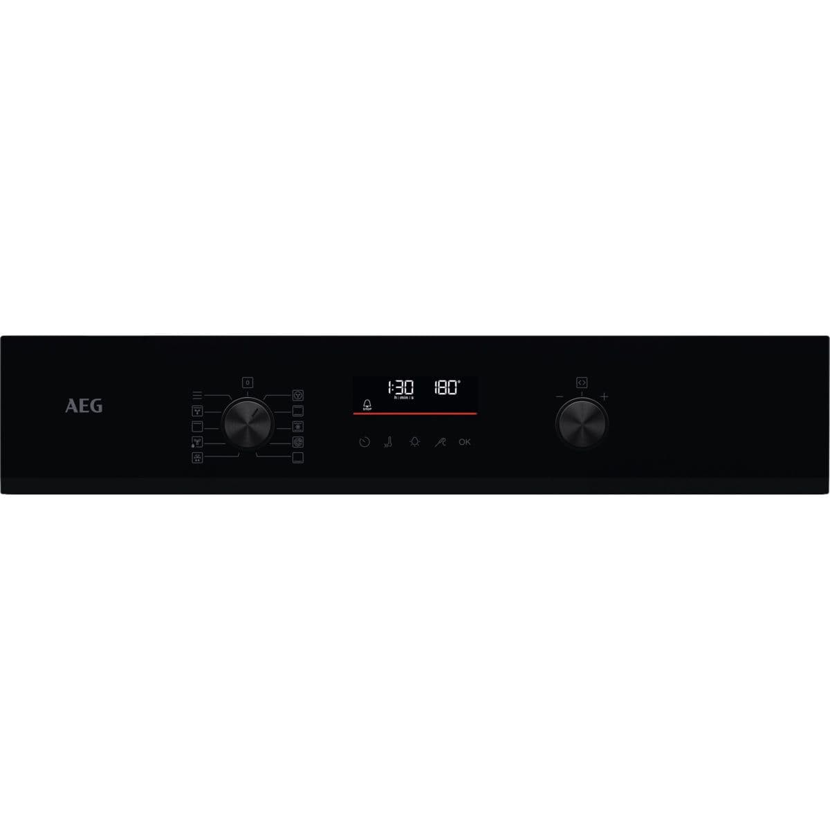 AEG ABS65421B - תנור פירוליטי רב-תכליתי 60 ס״מ בגימור זכוכית שחורה | יבואן רשמי