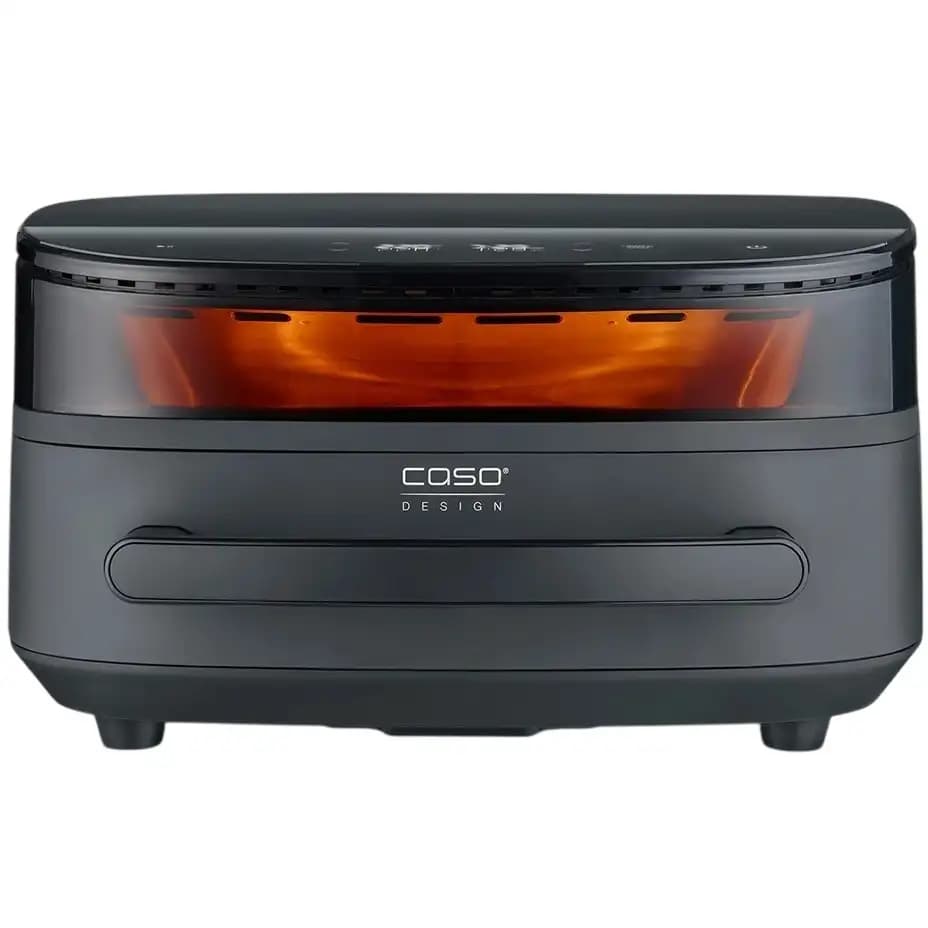 סיר טיגון ובישול ללא שמן 6 ליטר CASO AirFry & PizzaChef כולל גריל והכנת פיצה יבואן רשמי | משלוח מהיר