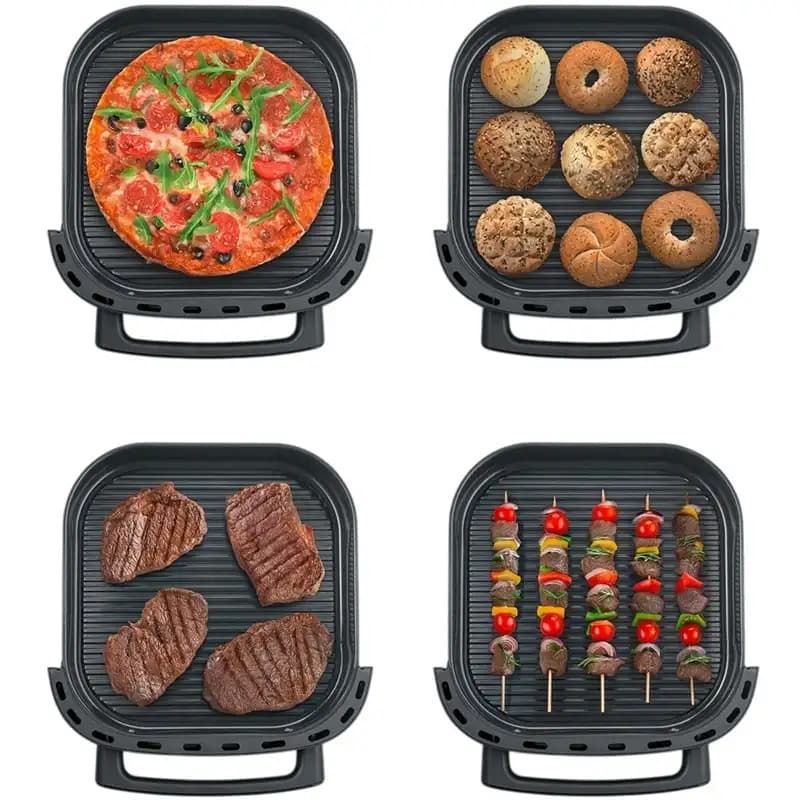 סיר טיגון ובישול ללא שמן 6 ליטר CASO AirFry & PizzaChef כולל גריל והכנת פיצה יבואן רשמי | משלוח מהיר