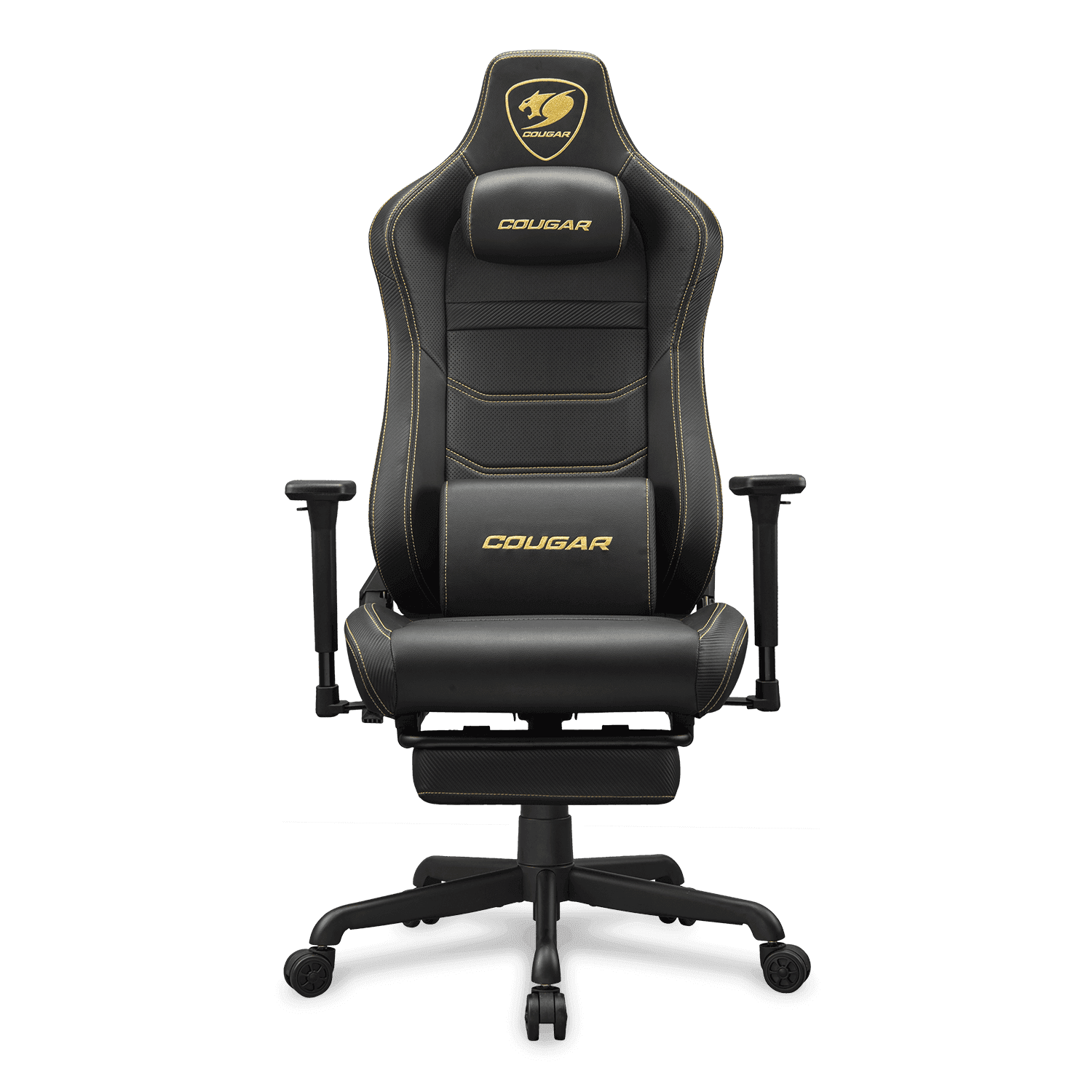 כיסא גיימינג COUGAR ARMOR EVO S GOLD עם הדום נשלף - יבואן רשמי