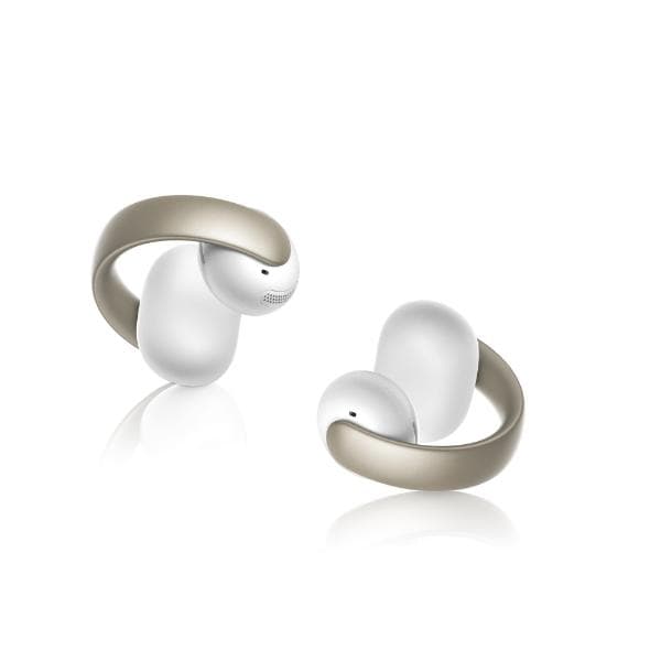soundcore AeroClip - אוזניות Open Ear Clip-On לבן עם 4 מיקרופוני AI | יבואן רשמי