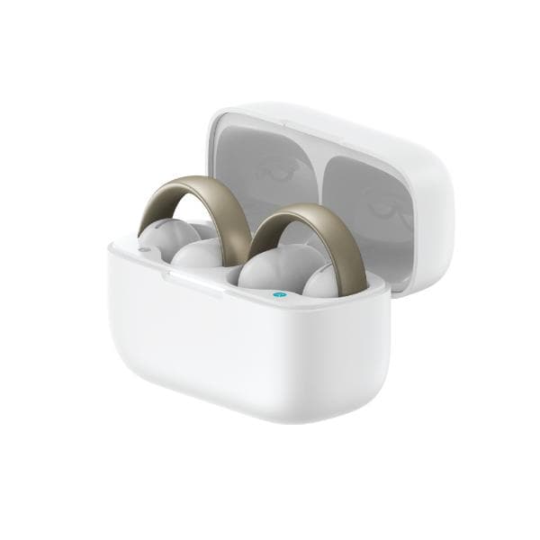 soundcore AeroClip - אוזניות Open Ear Clip-On לבן עם 4 מיקרופוני AI | יבואן רשמי