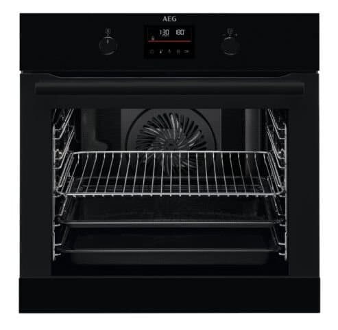 AEG BEB331110 Black – תנור בנוי פרימיום 71 ליטר עם Surround Cook וניקוי באדים | תוצרת גרמניה | משלוח מהיר