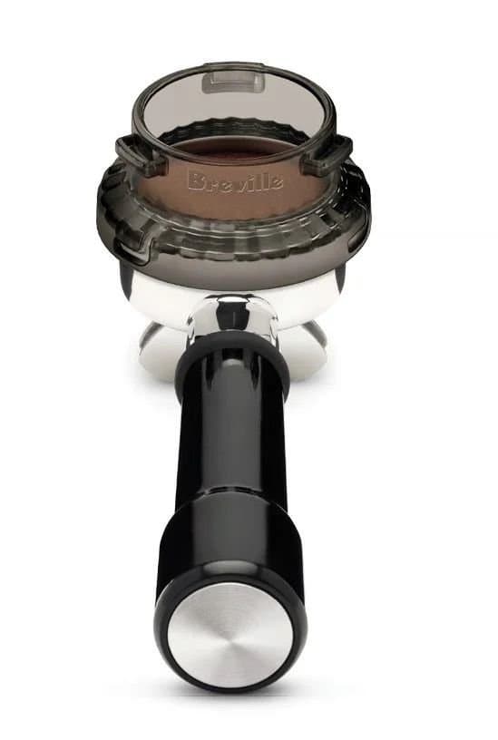 (Breville Barista Express BES875(BTR - מכונת אספרסו עם מטחנה מובנית, 18 דרגות טחינה, בקרת טמפרטורה מדויקת ולחץ חליטה מקצועי 15 בר | יבואן רשמי | משלוח מהיר