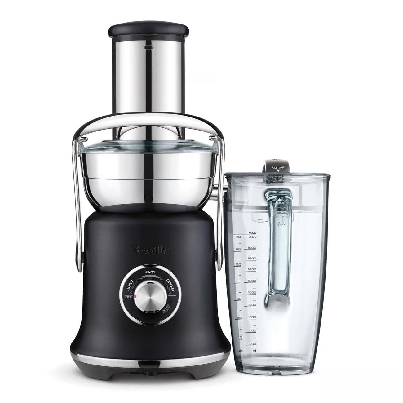 Breville BJE830BTR – מסחטת מיצים מקצועית מהירה שומרת ויטמינים - יבואן רשמי
