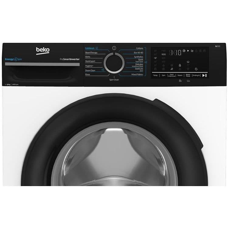 Beko BK10120UM- מכונת כביסה פתח קדמי 10 ק"ג לבן בקו | יבואן רשמי