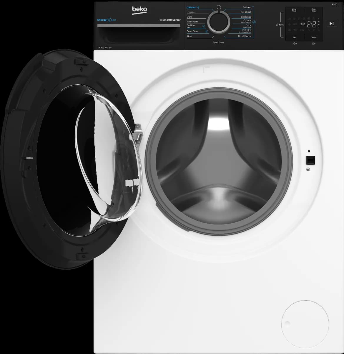 BEKO BK8120UM- מכונת כביסה פתח קדמי 8 ק"ג לבנה בקו | יבואן רשמי