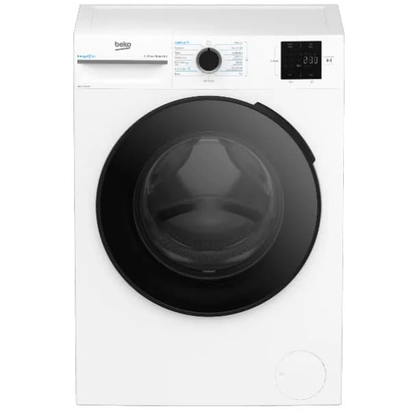 BEKO BK8132NX- מכונת כביסה 8 ק"ג פתח קדמי לבן בקו | יבואן רשמי