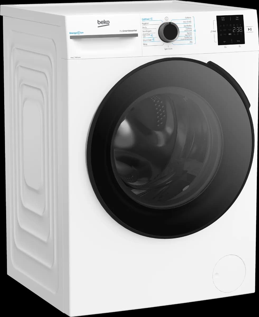 BEKO BK8132NX- מכונת כביסה 8 ק"ג פתח קדמי לבן בקו | יבואן רשמי
