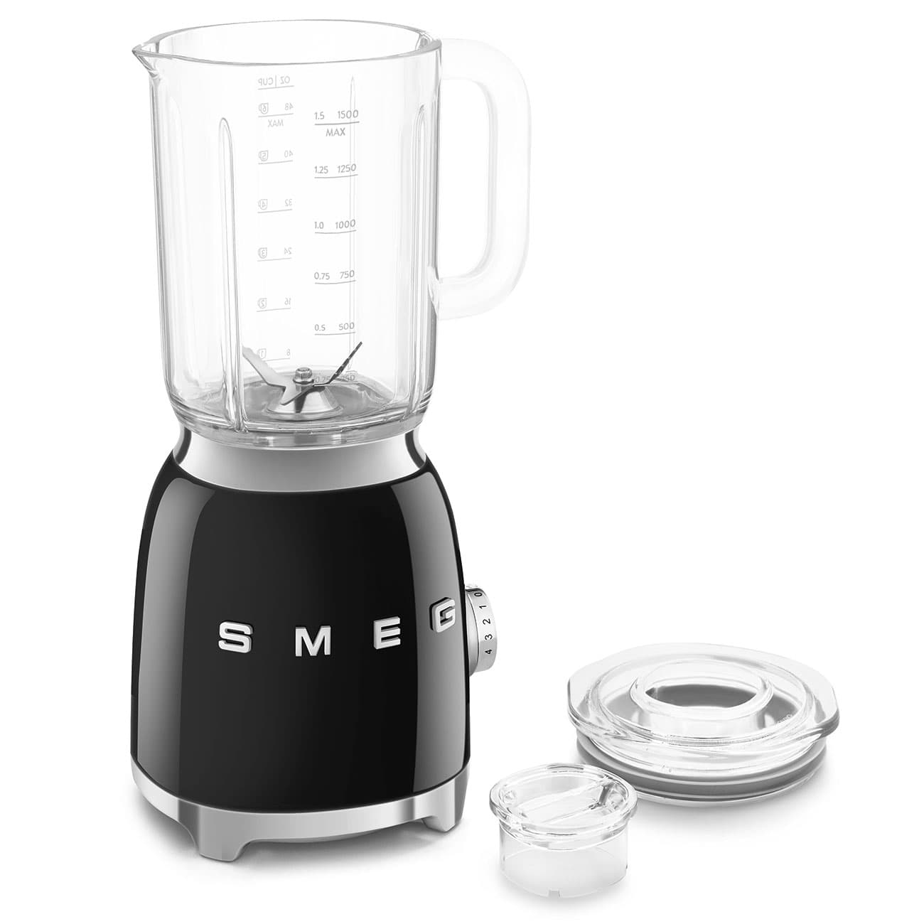 SMEG BLF03BLEU – בלנדר רטרו 800W עם קנקן Tritan בנפח 1.5 ל' סמג בצבע שחור