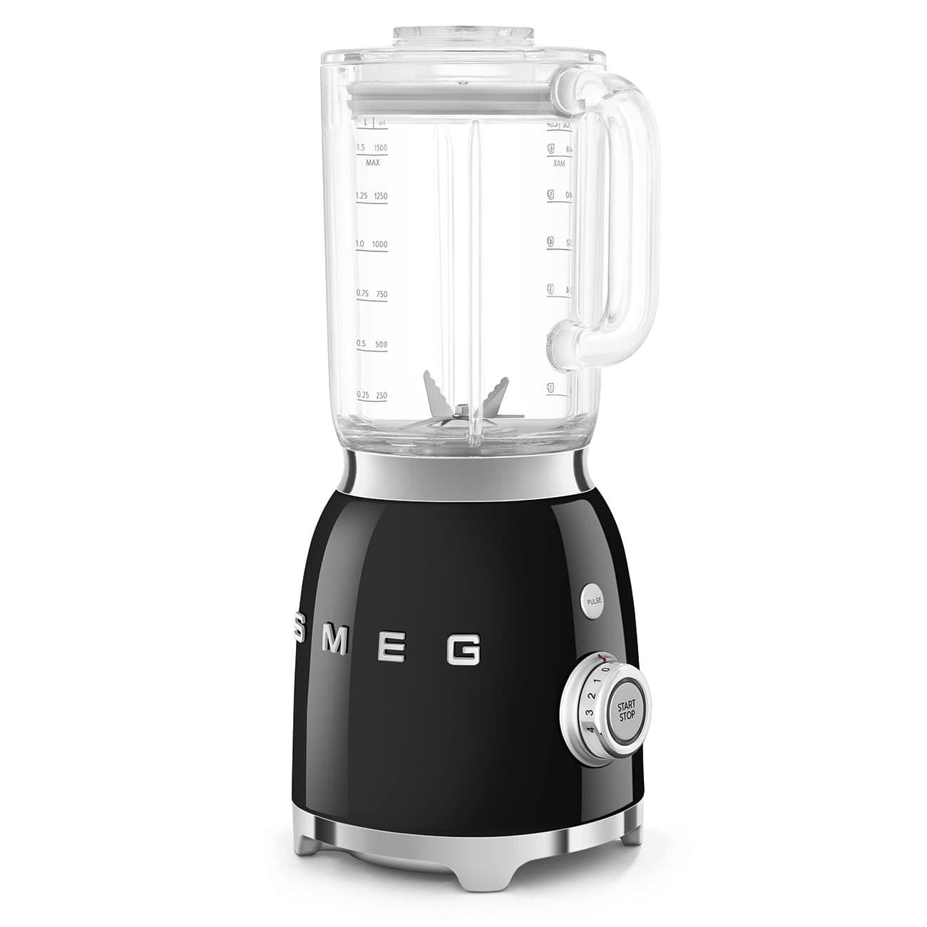 SMEG BLF03BLEU – בלנדר רטרו 800W עם קנקן Tritan בנפח 1.5 ל' סמג בצבע שחור