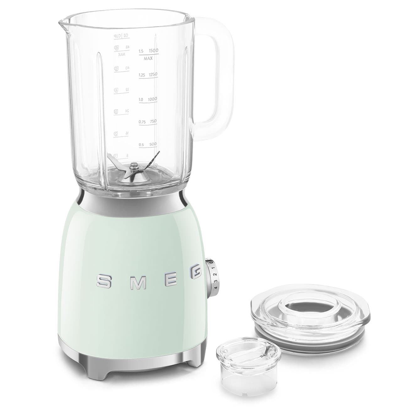 SMEG BLF03PGEU – בלנדר רטרו 800W עם קנקן Tritan בנפח 1.5 ל' סמג בצבע ירוק