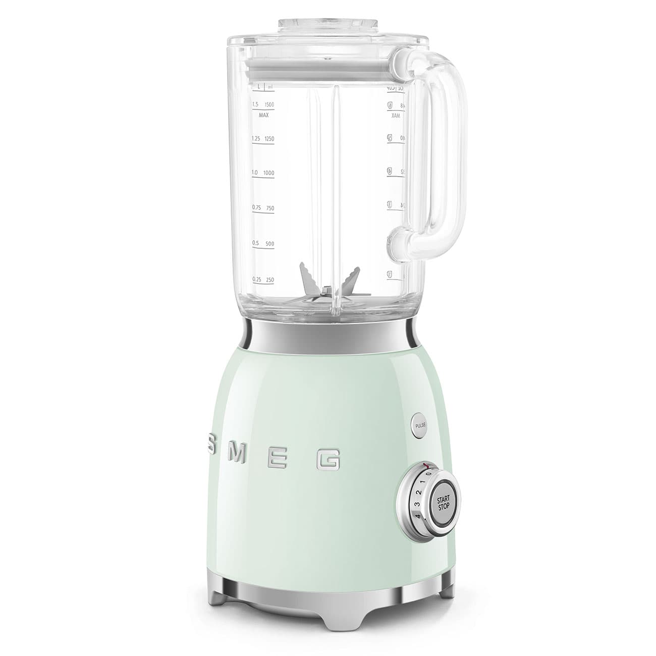 SMEG BLF03PGEU – בלנדר רטרו 800W עם קנקן Tritan בנפח 1.5 ל' סמג בצבע ירוק