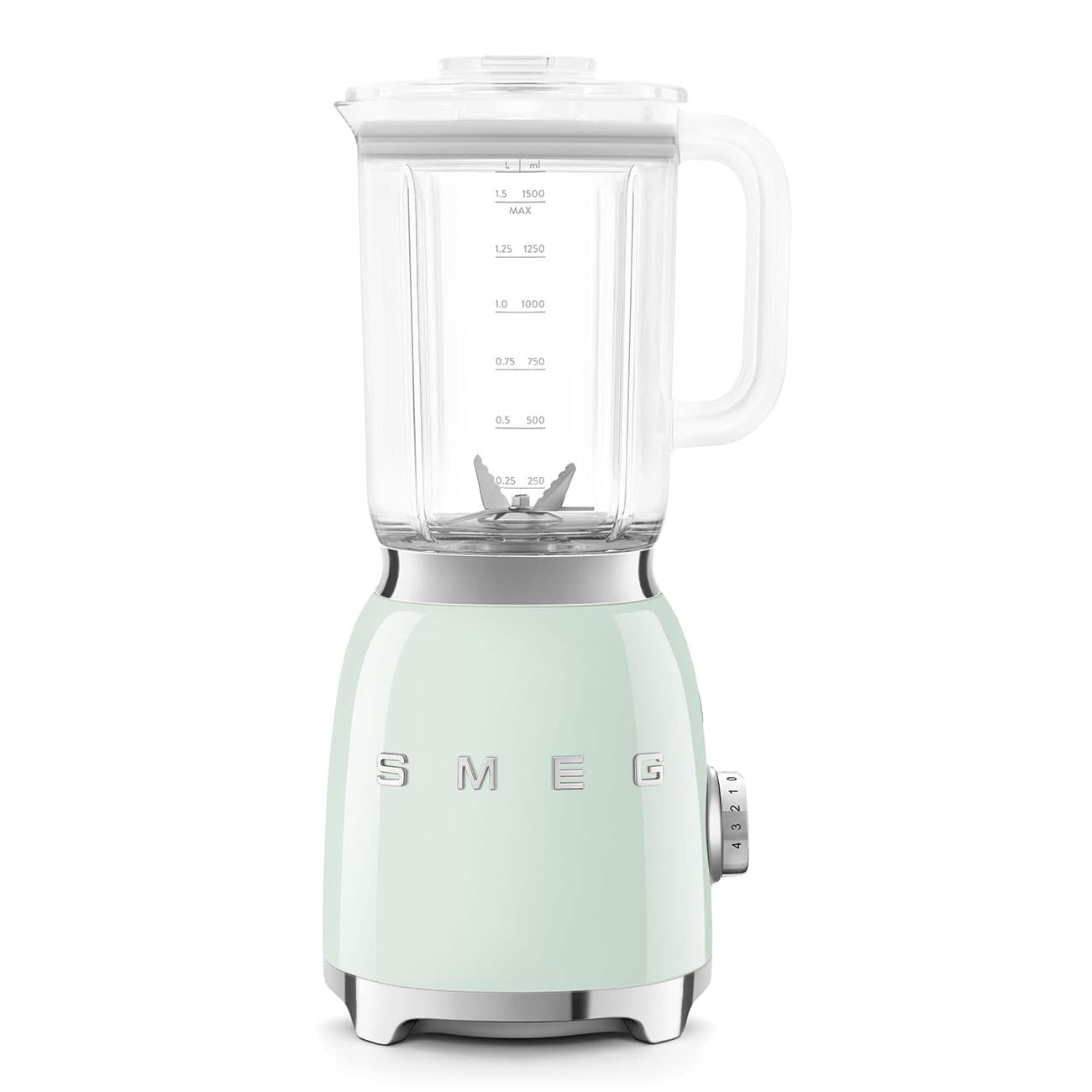SMEG BLF03PGEU – בלנדר רטרו 800W עם קנקן Tritan בנפח 1.5 ל' סמג בצבע ירוק